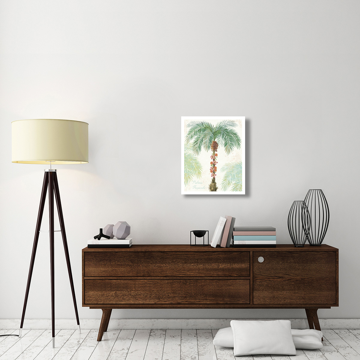 Flamingo Tropicale III -Paper Art-22&quotx26"