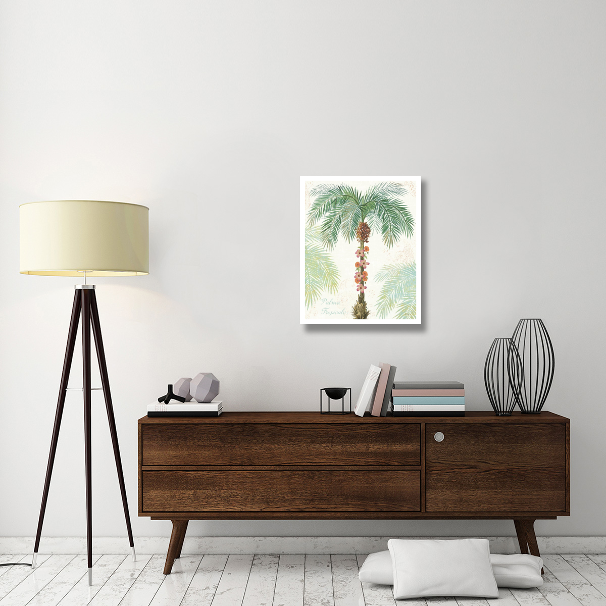 Flamingo Tropicale III -Paper Art-24&quotx30"