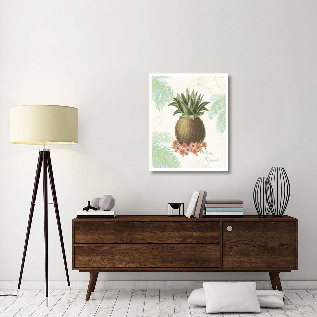 Flamingo Tropicale IV -Paper Art-30&quotx37"
