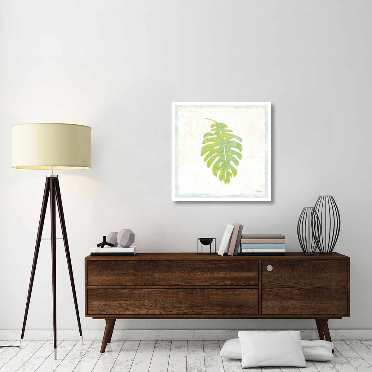 Flamingo Tropicale VII -Paper Art-32&quotx32"