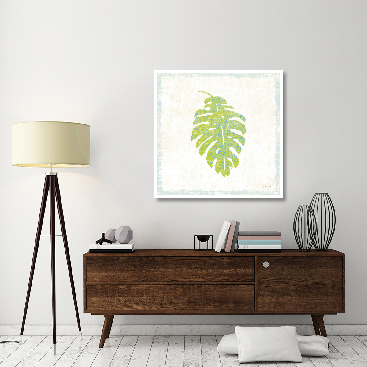 Flamingo Tropicale VII -Paper Art-42&quotx42"