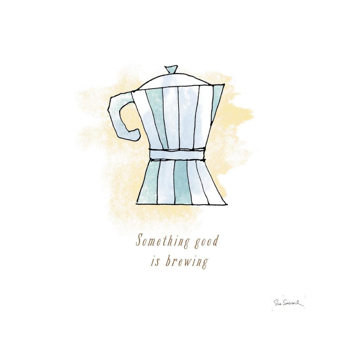 Good Brew I -Paper Art-20"x20"
