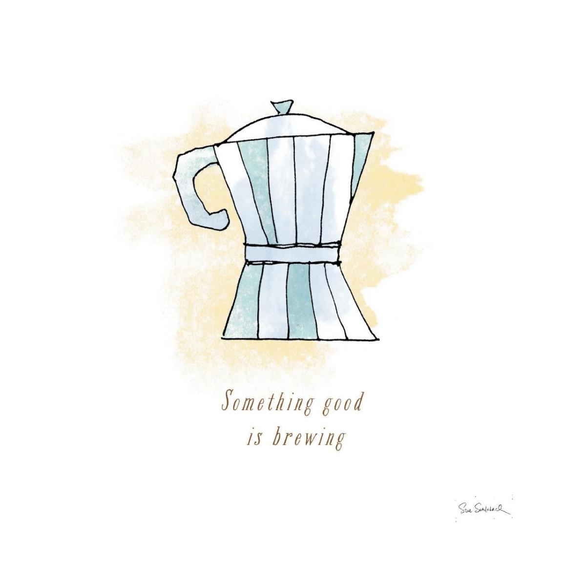 Good Brew I -Paper Art-32"x32"