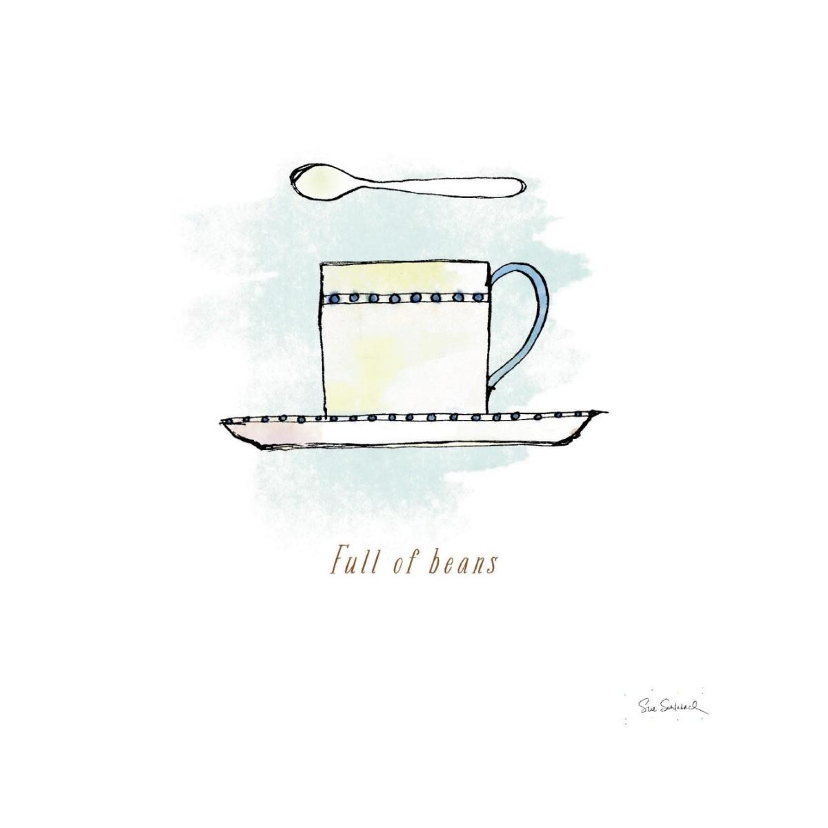 Good Brew III -Paper Art-20"x20"