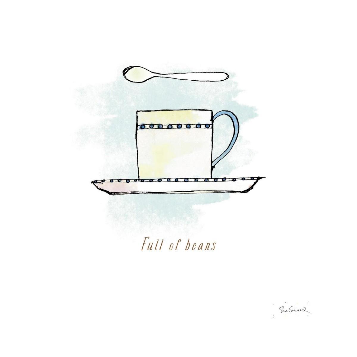 Good Brew III -Paper Art-32"x32"