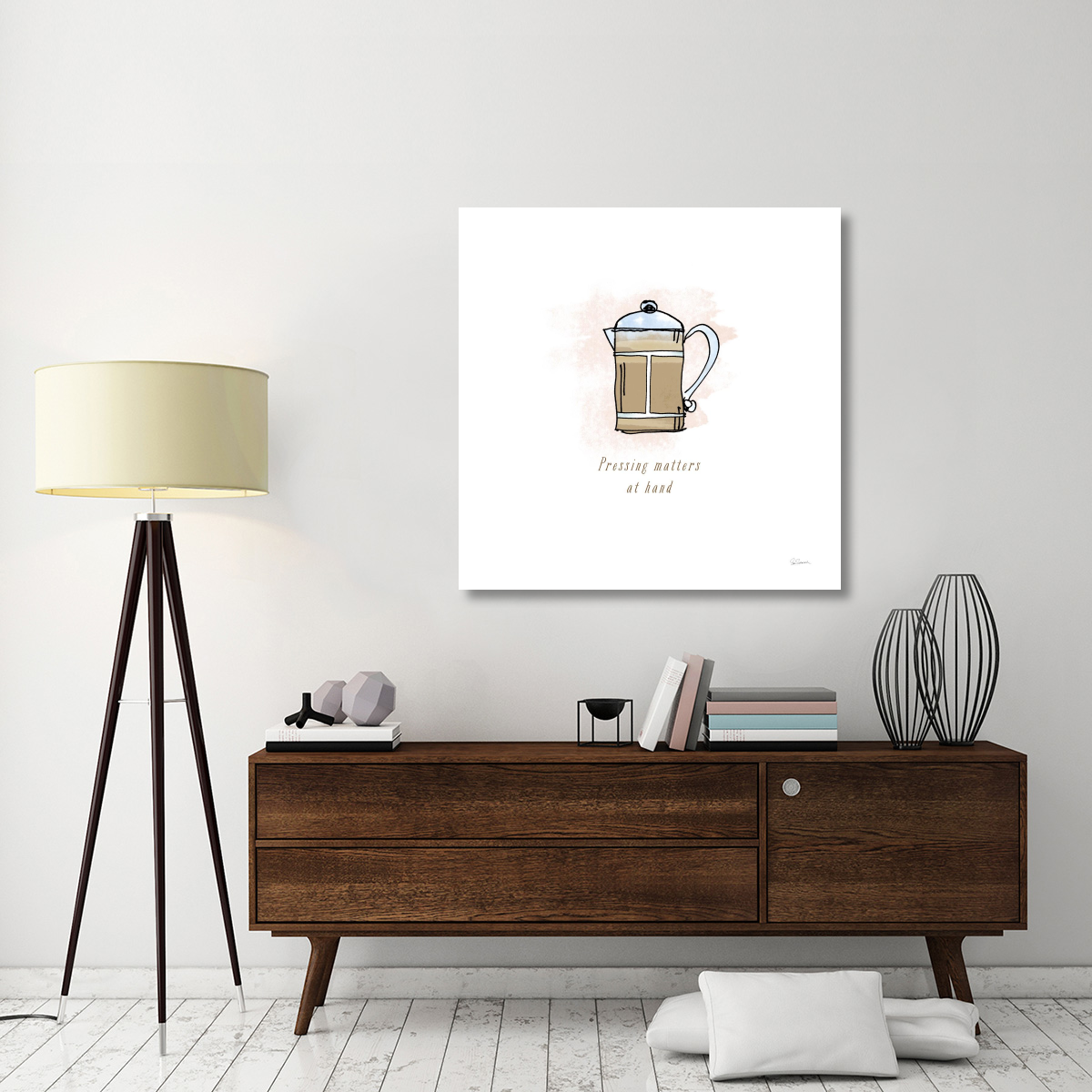 Good Brew IV -Paper Art-42&quotx42"