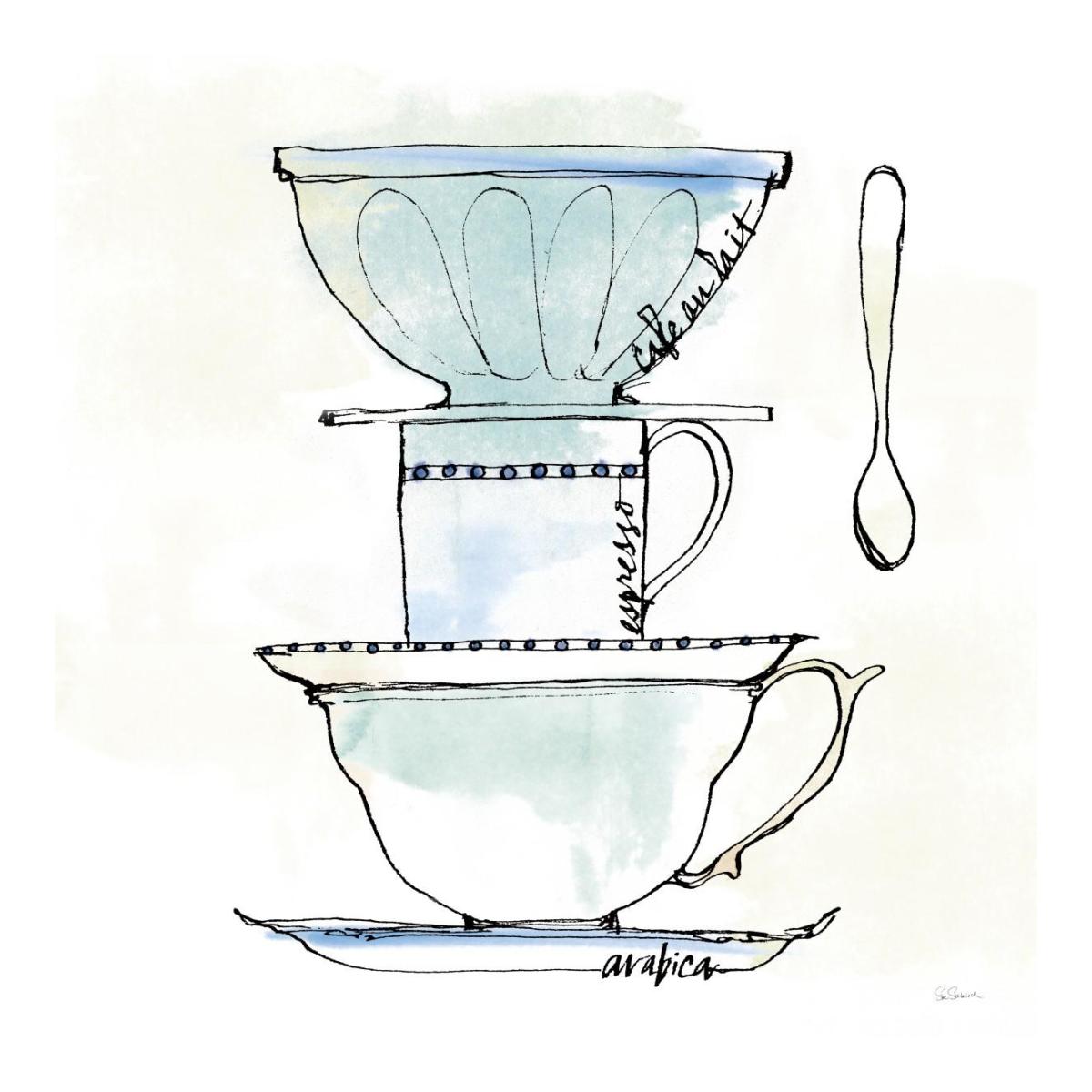 Good Brew V -Paper Art-20"x20"