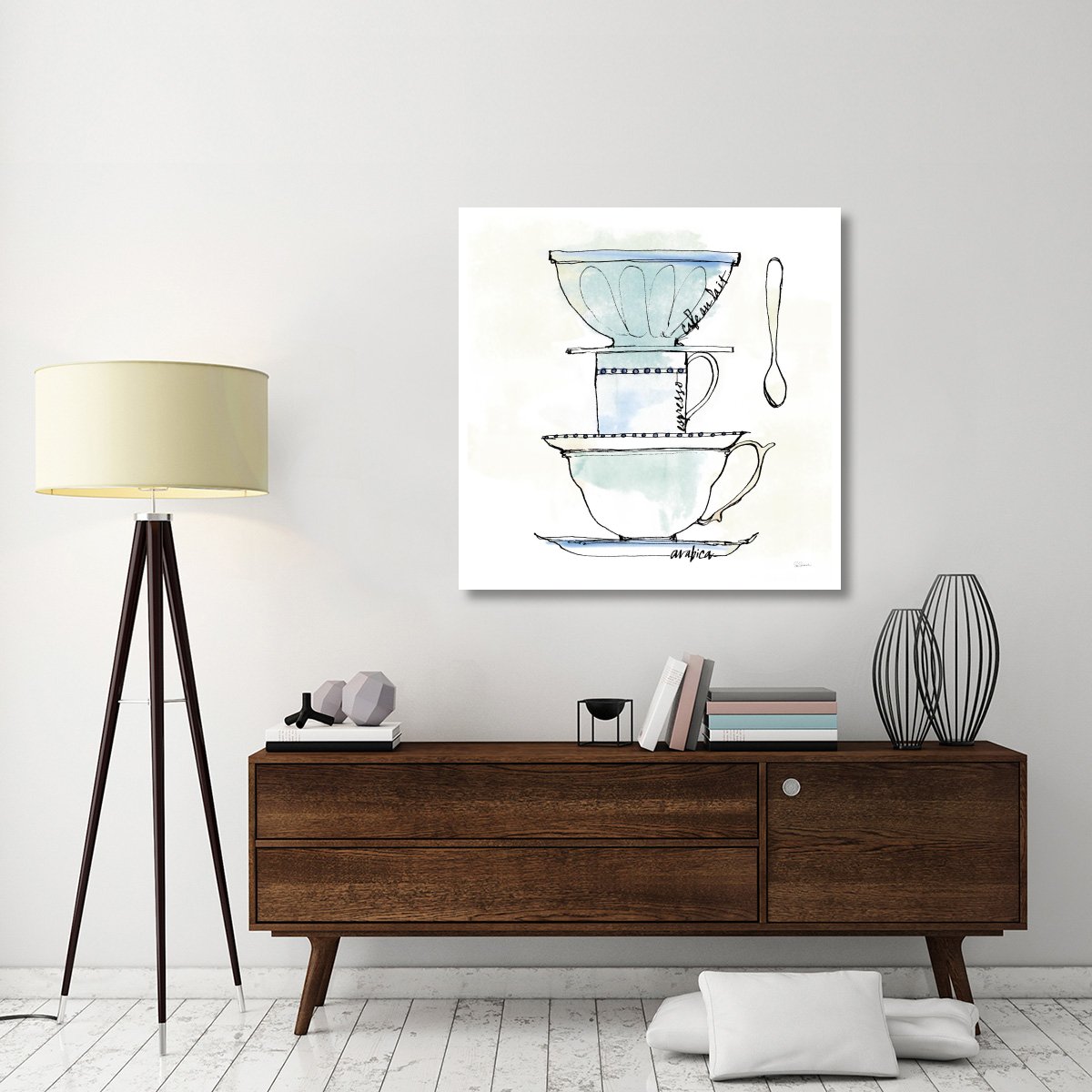 Good Brew V -Paper Art-42&quotx42"