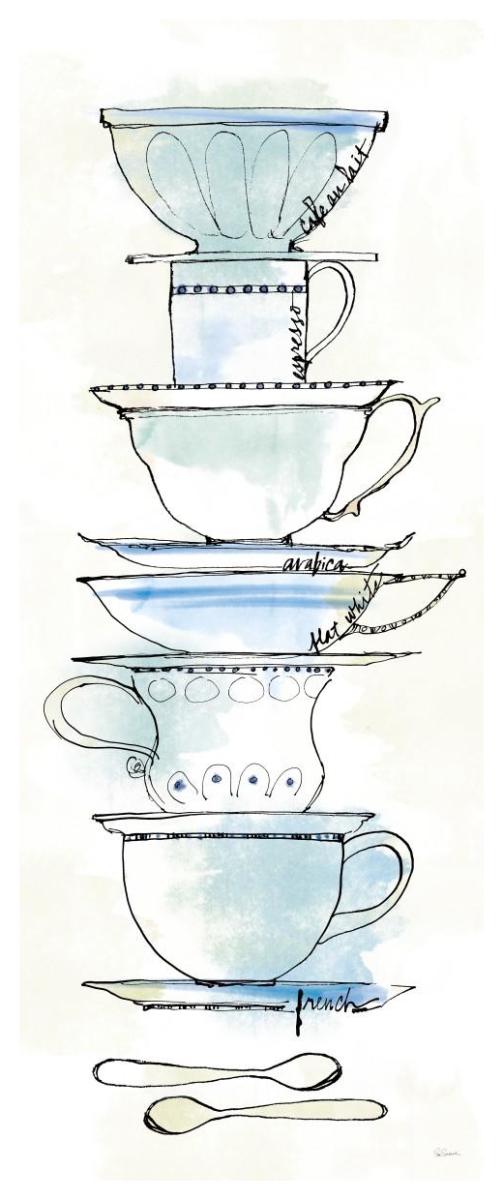 Good Brew IX -Paper Art-26"x62"
