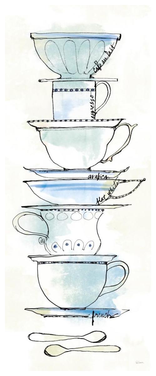 Good Brew IX -Paper Art-32"x77"