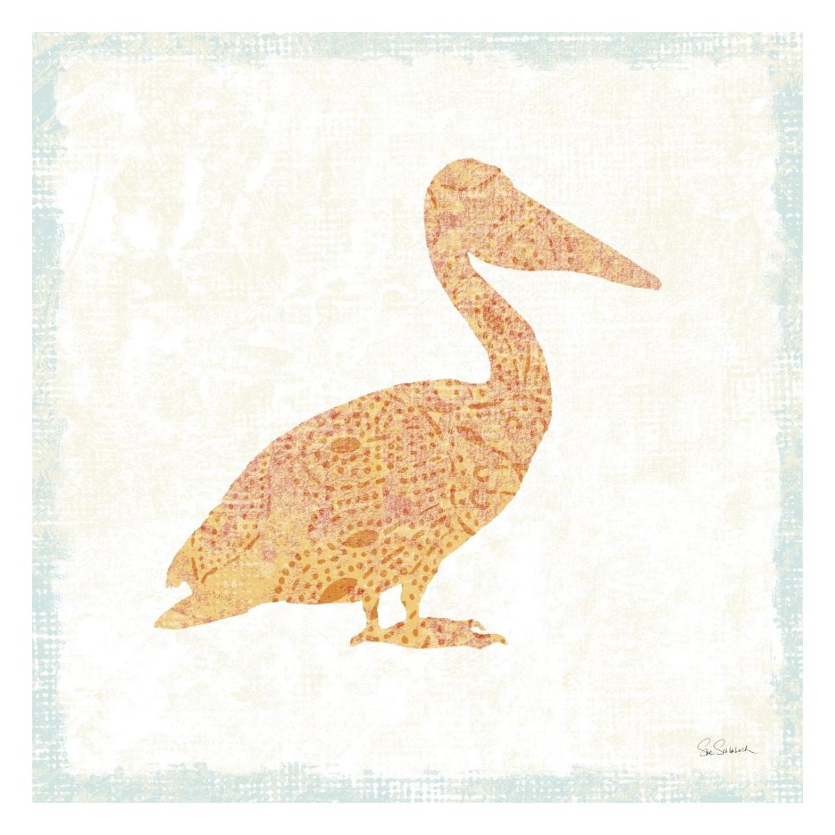Flamingo Tropicale IX -Paper Art-26"x26"