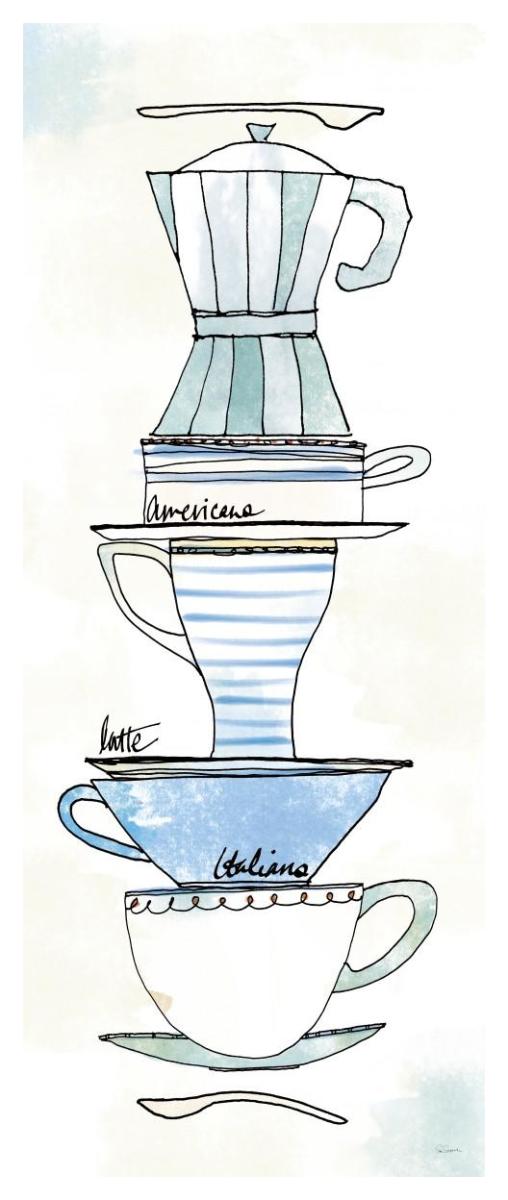 Good Brew X -Paper Art-22"x52"