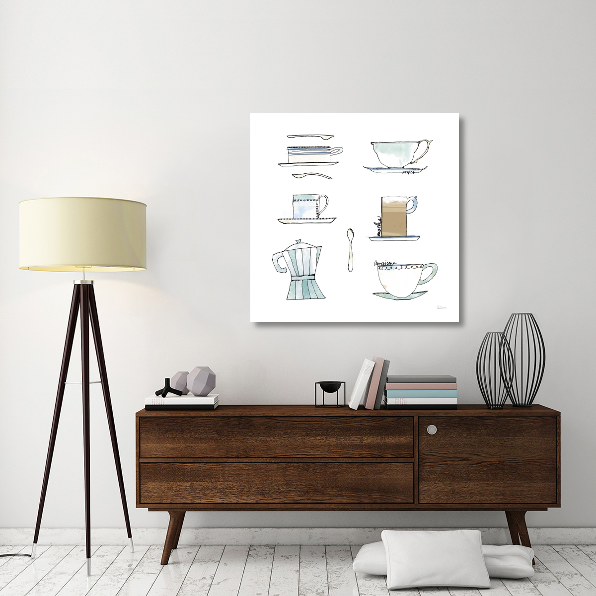 Good Brew XII -Paper Art-42&quotx42"