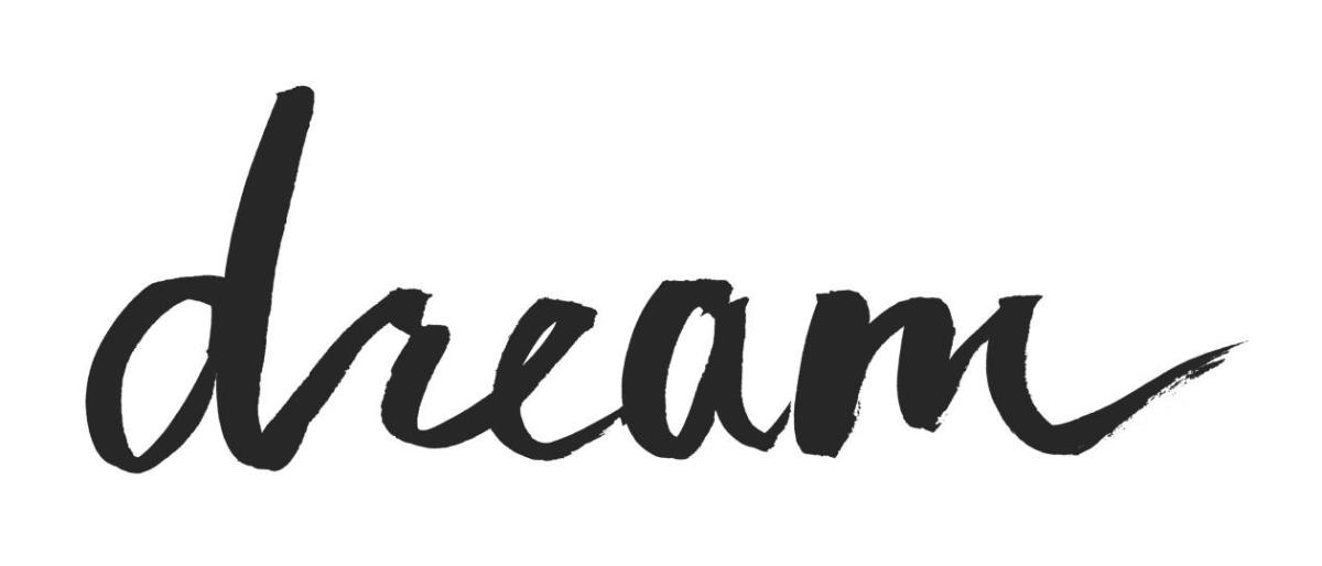 Dreamer Panel BW -Paper Art-42"x18"