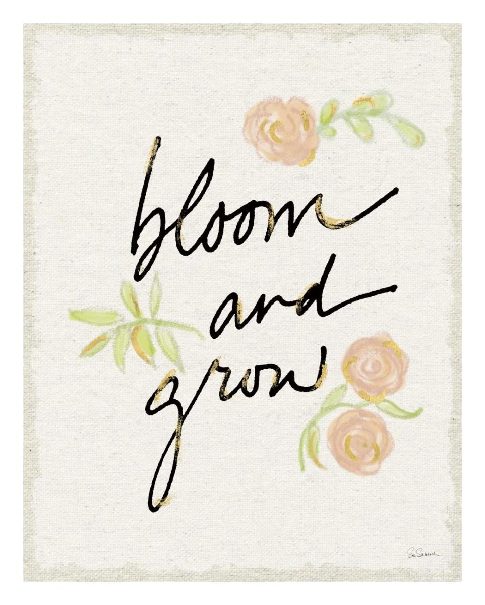 Bloom and Grow -Paper Art-22"x26"