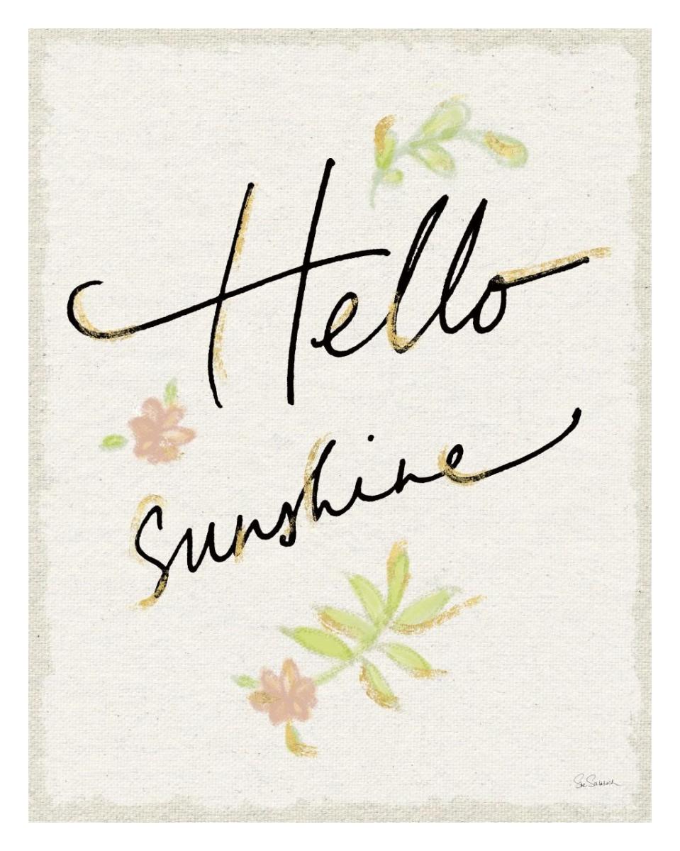 Hello Sunshine -Paper Art-24"x30"