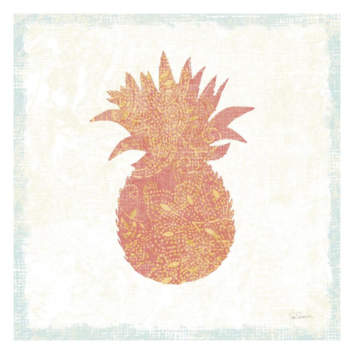 Flamingo Tropicale X Pink and Orange -Paper Art-26"x26"