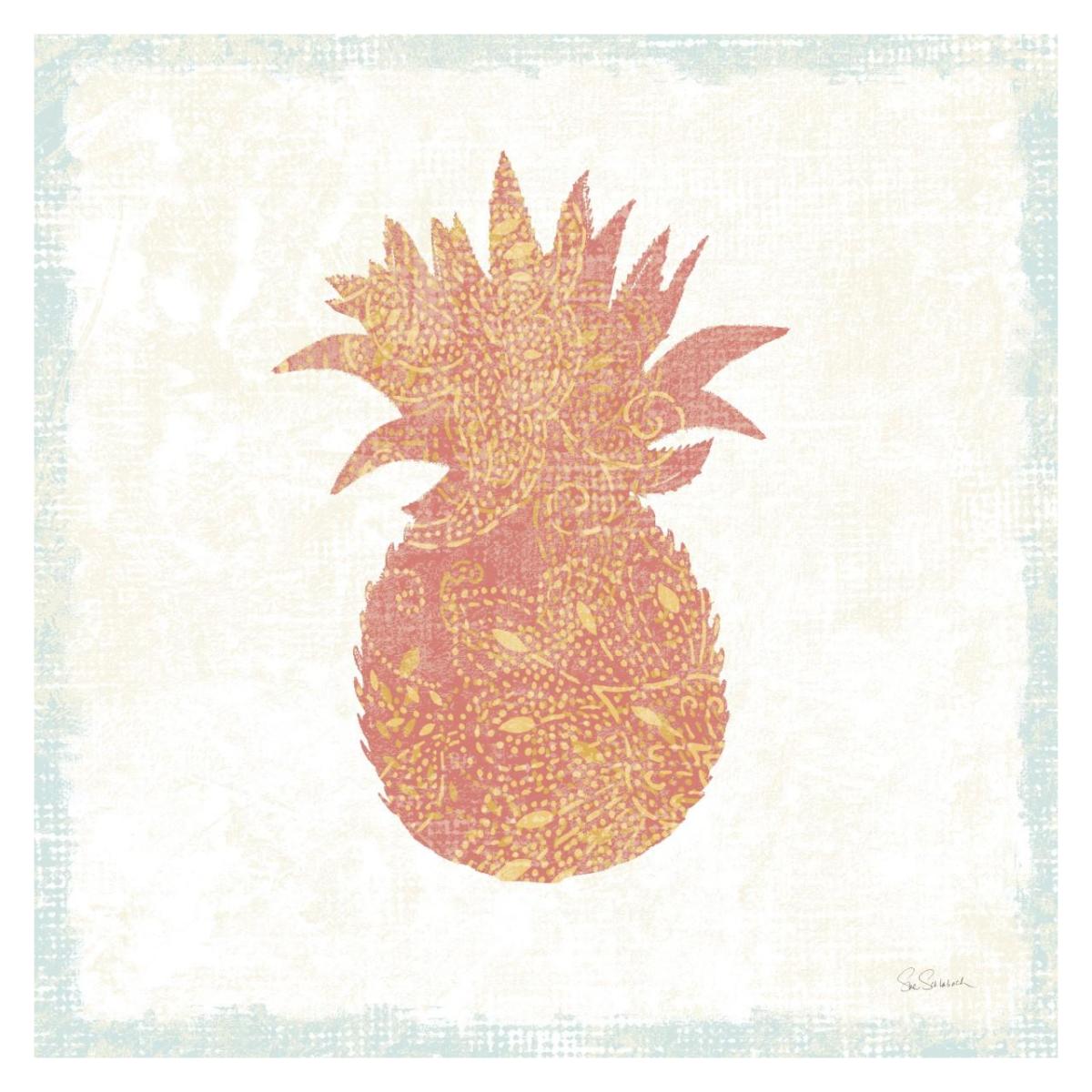 Flamingo Tropicale X Pink and Orange -Paper Art-32"x32"