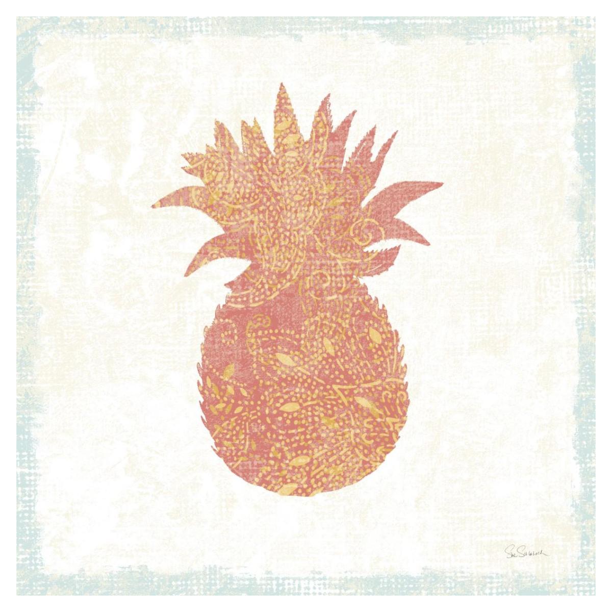 Flamingo Tropicale X Pink and Orange -Paper Art-38"x38"