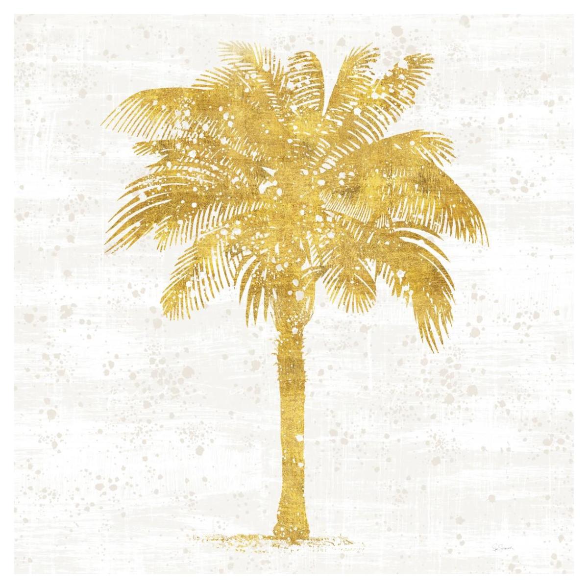 Palm Coast II On White -Paper Art-42"x42"