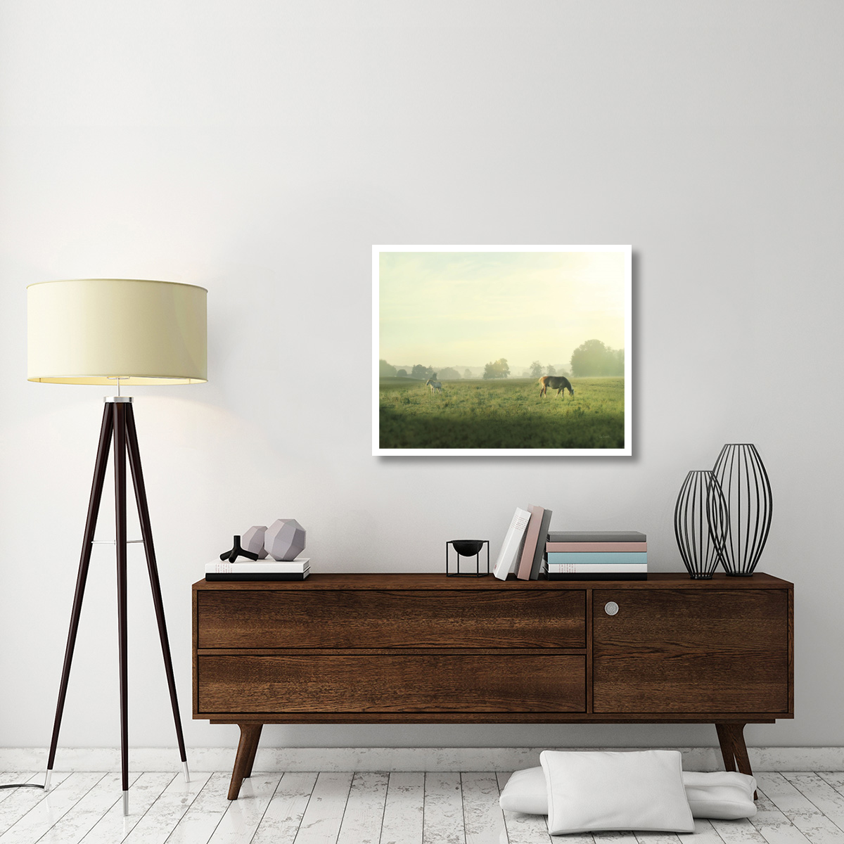 Farm Morning I -Paper Art-37&quotx30"