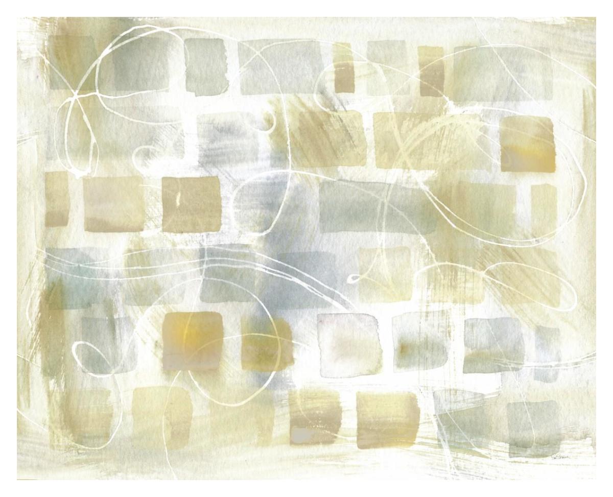 Caracalla neutral I -Paper Art-37"x30"