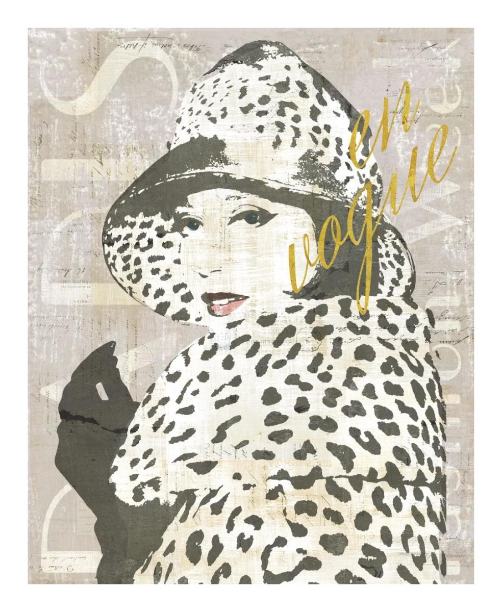 Fashion Week Paris Screenprint II -Paper Art-18"x22"