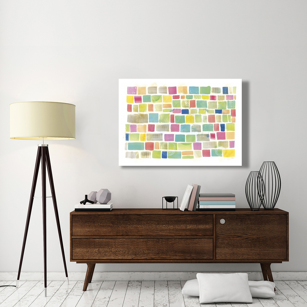 High Windows I -Paper Art-50&quotx34"