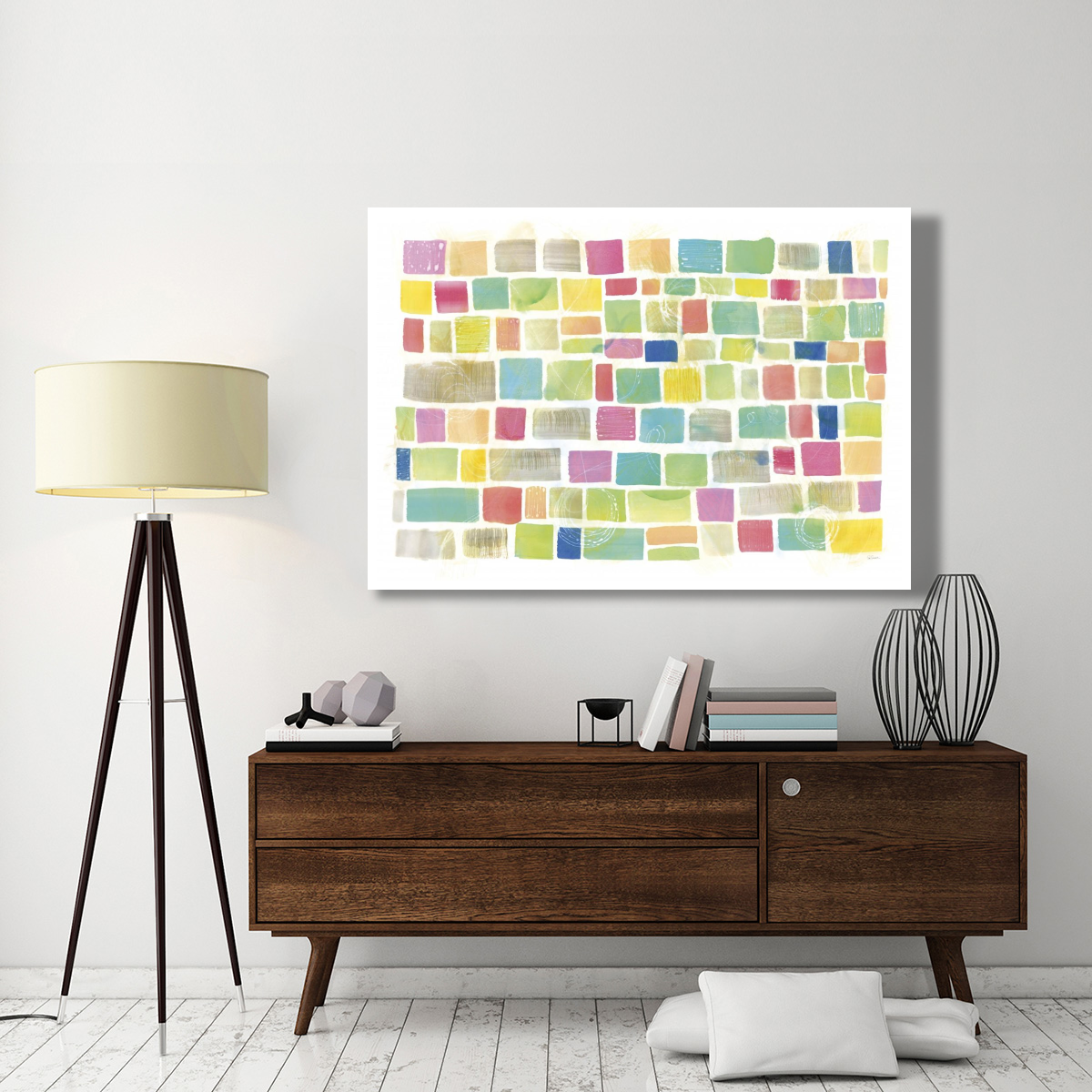 High Windows I -Paper Art-62&quotx42"