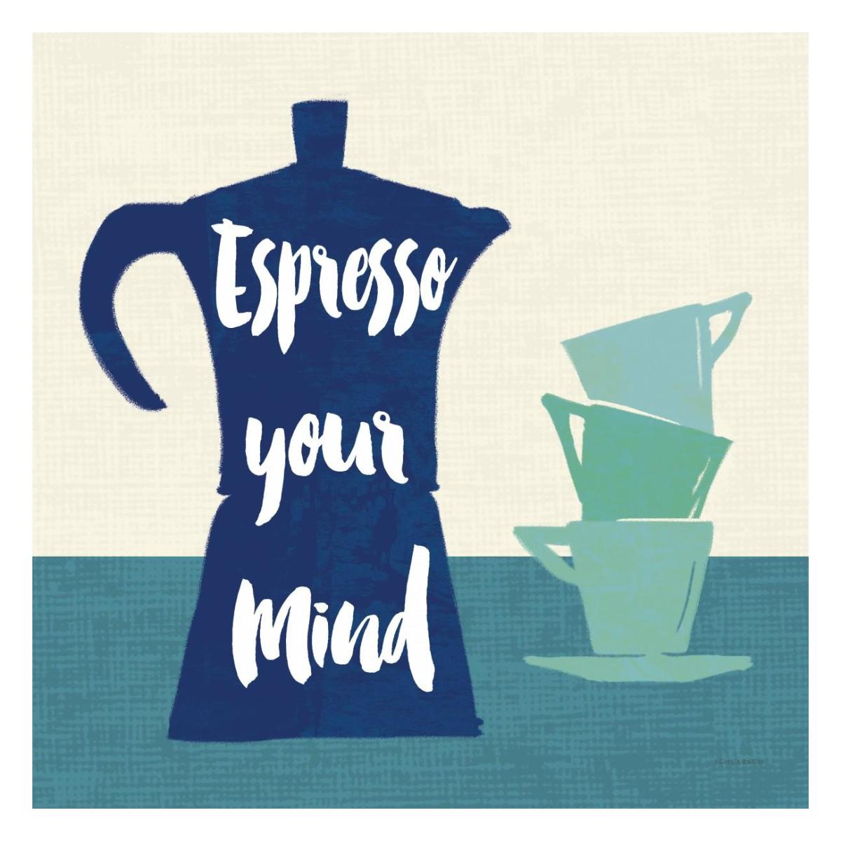 Linen Coffee I Light -Paper Art-26"x26"