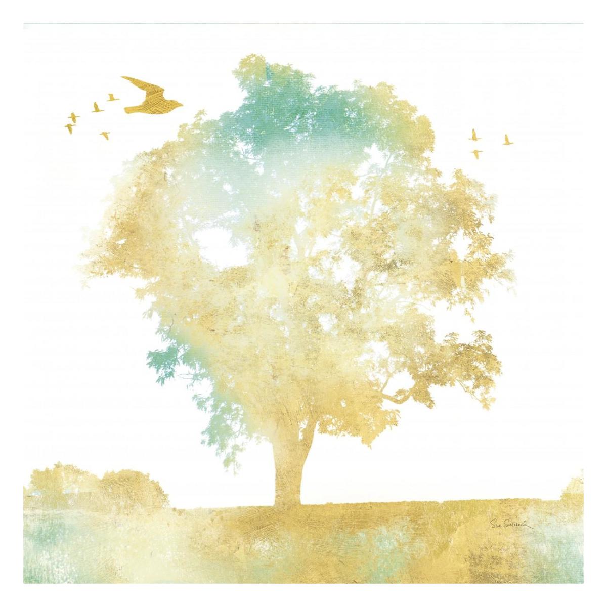 Dream Tree I -Paper Art-26"x26"