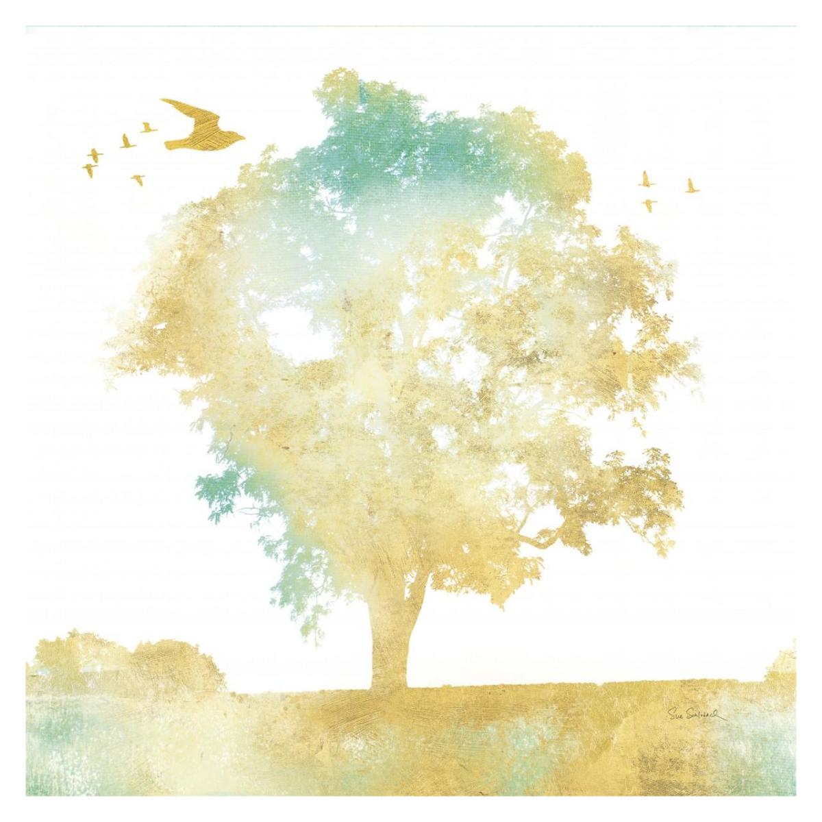 Dream Tree I -Paper Art-32"x32"