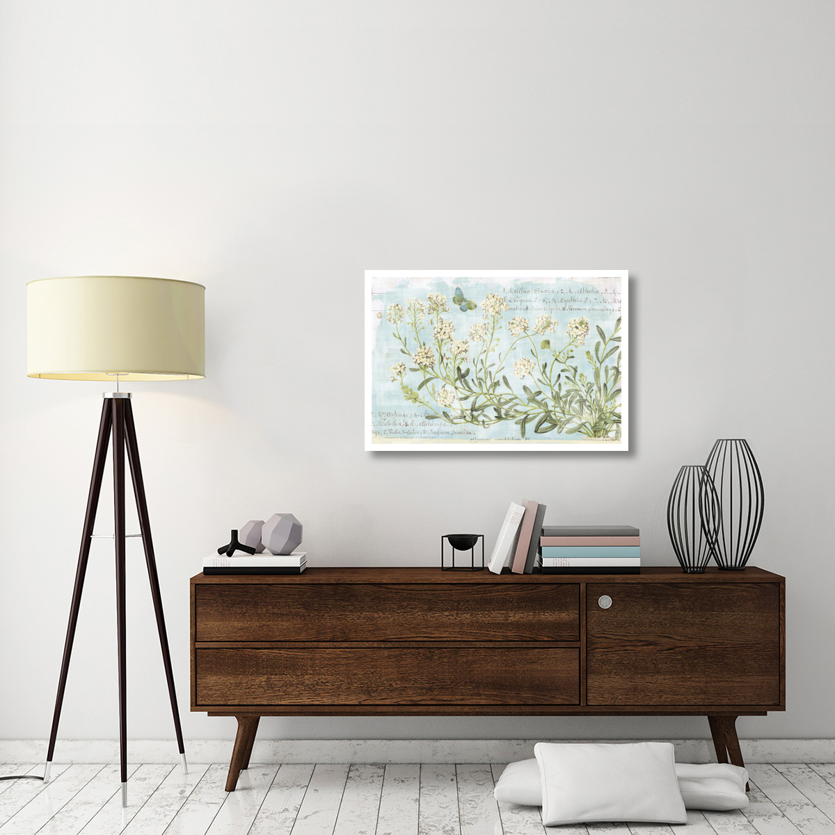 Botany Blue I -Paper Art-38&quotx26"