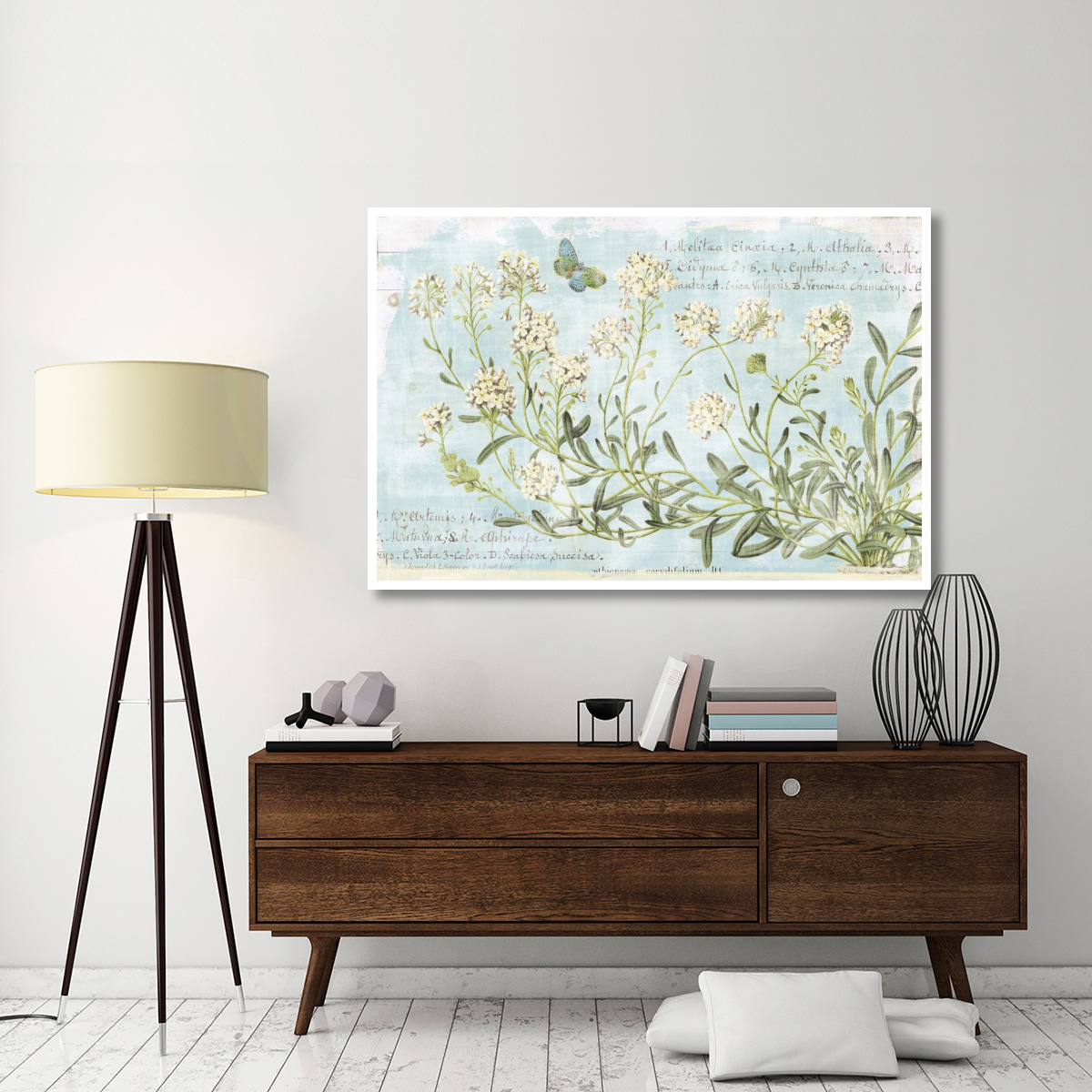 Botany Blue I -Paper Art-62&quotx42"
