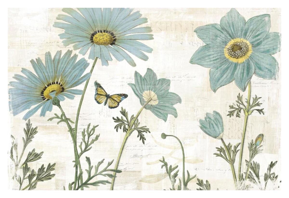 Bloemen Boek I -Paper Art-38"x26"
