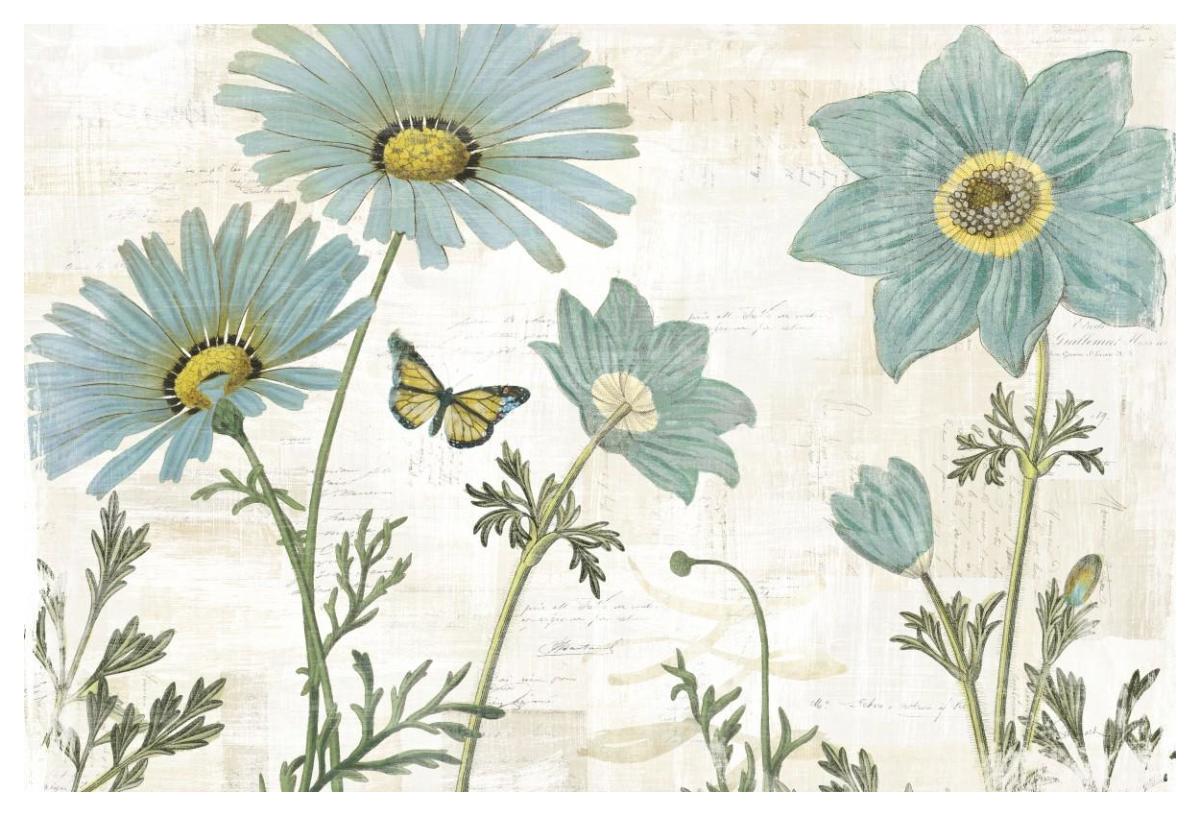 Bloemen Boek I -Paper Art-50"x34"