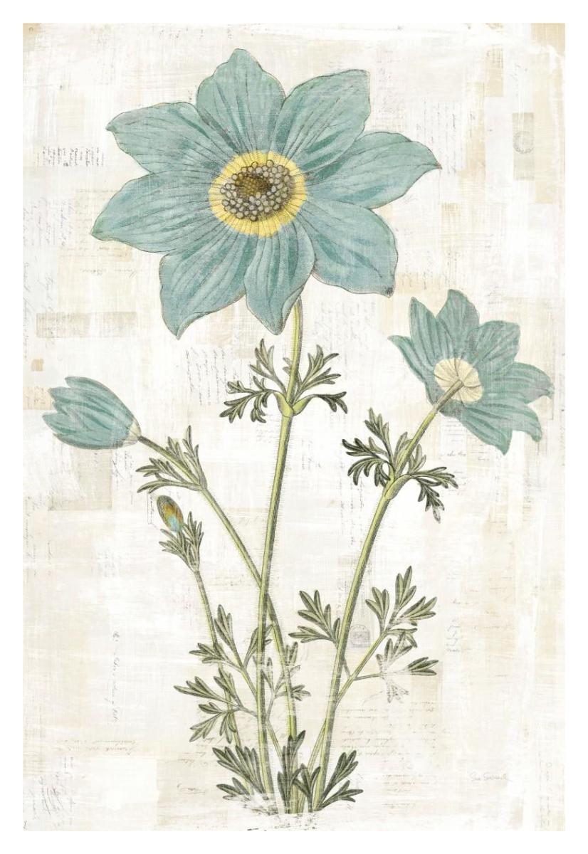 Bloemen Boek VII -Paper Art-26"x38"