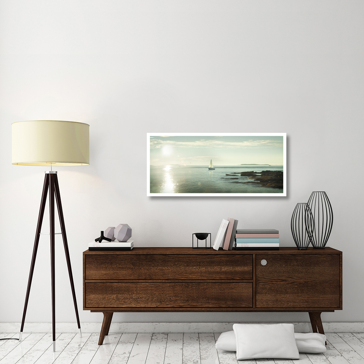 Evening Sail -Paper Art-46&quotx20.92"