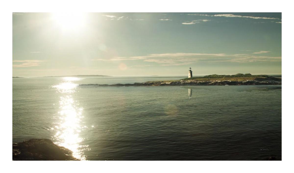 Lighthouse Sound -Paper Art-24"x14.1"