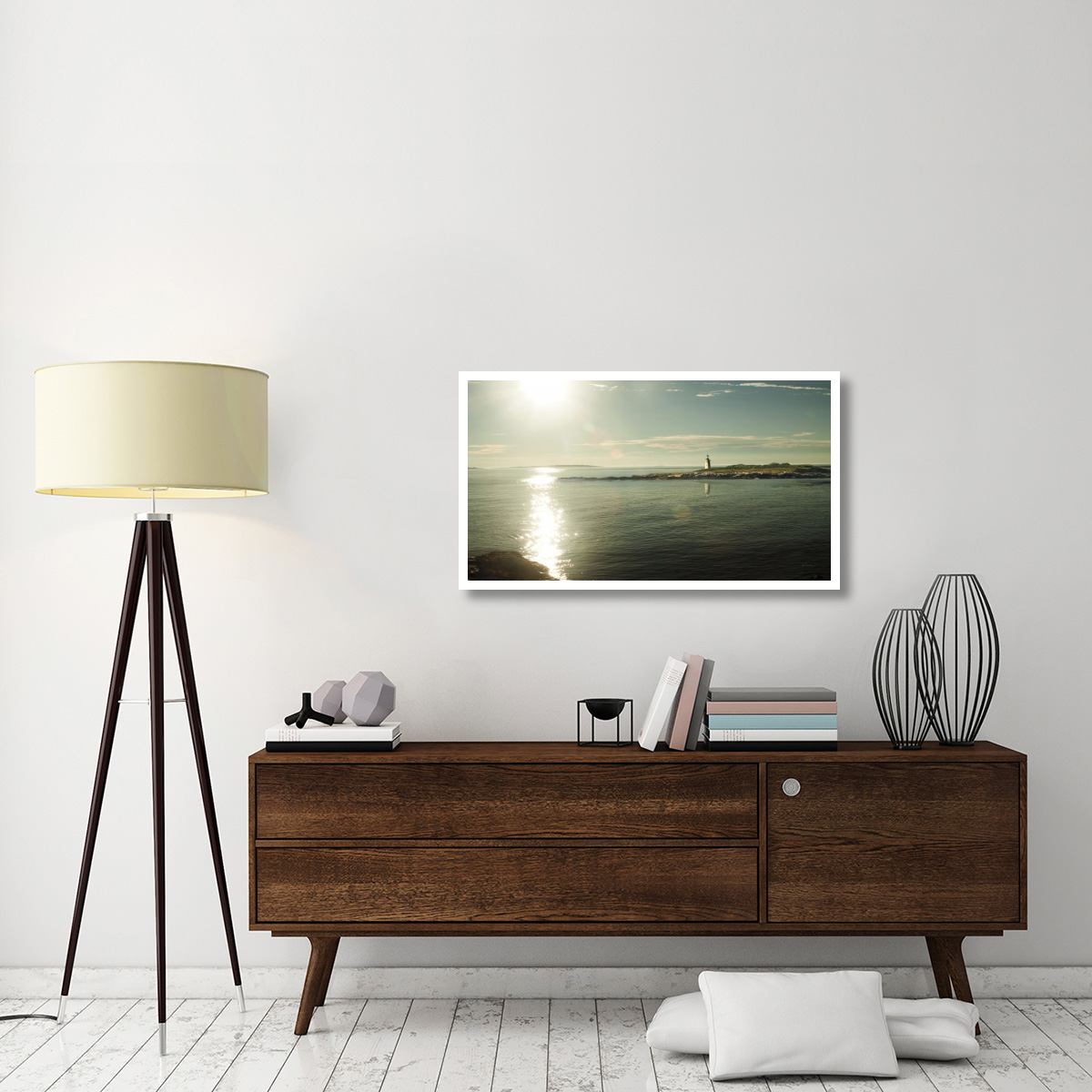 Lighthouse Sound -Paper Art-42&quotx24"