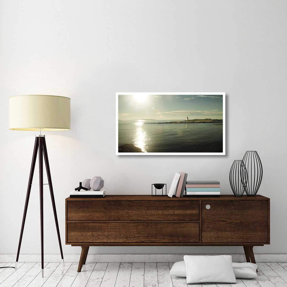 Lighthouse Sound -Paper Art-46&quotx26.2"
