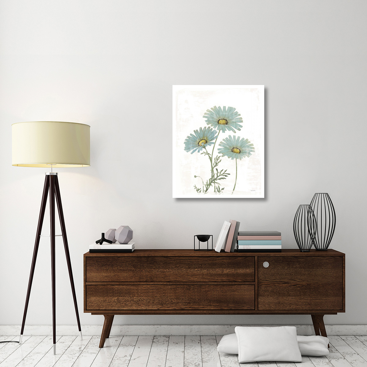 Bloemen Boek IV on White -Paper Art-30&quotx37"