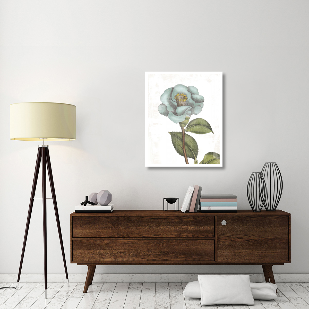 Bloemen Boek V on White -Paper Art-30&quotx37"