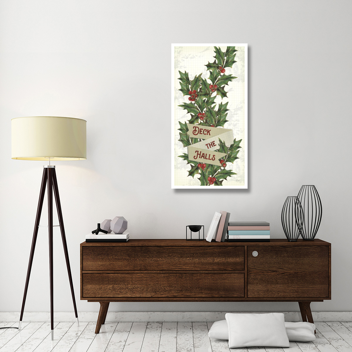 Yuletide VII -Paper Art-26&quotx50"