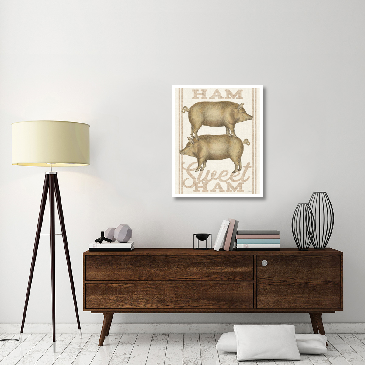 Ham Sweet Ham -Paper Art-30&quotx37"