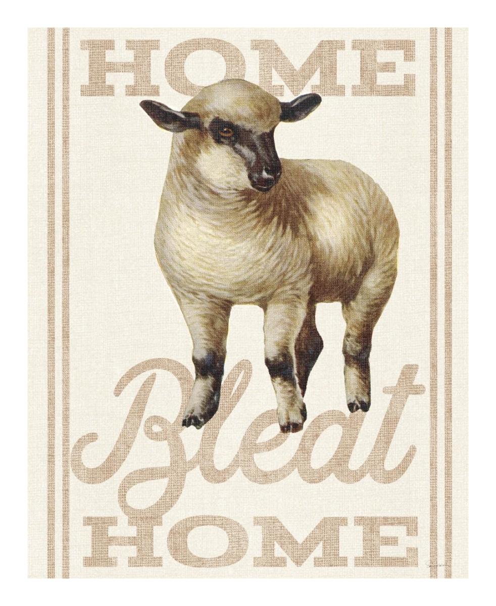 Home Bleat Home -Paper Art-18"x22"
