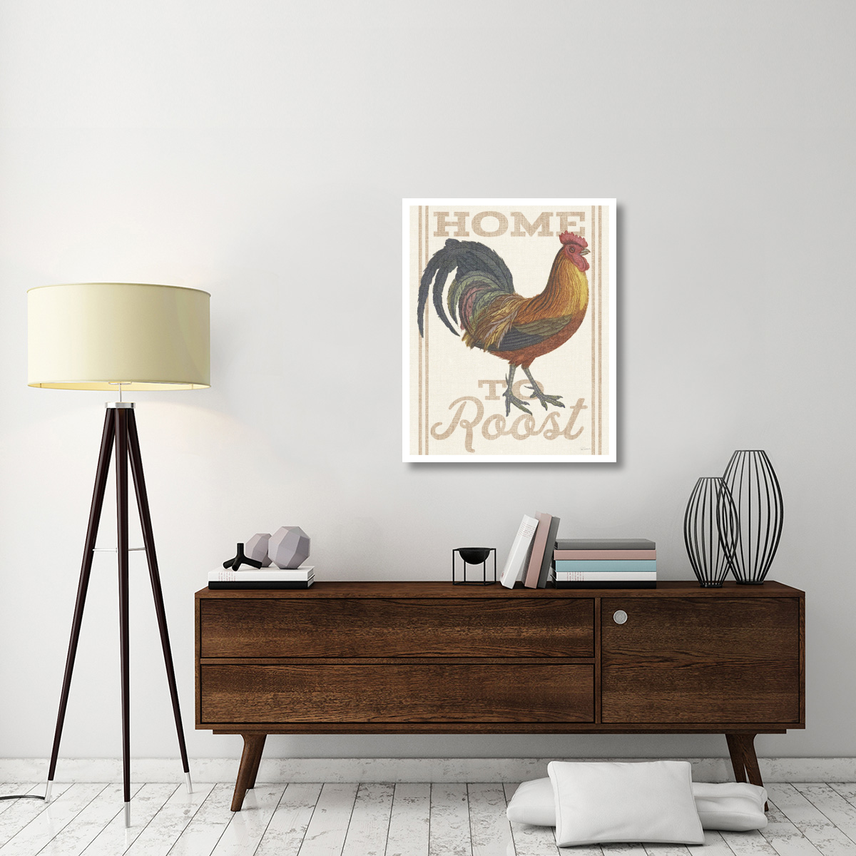 Home to Roost II -Paper Art-30&quotx37"