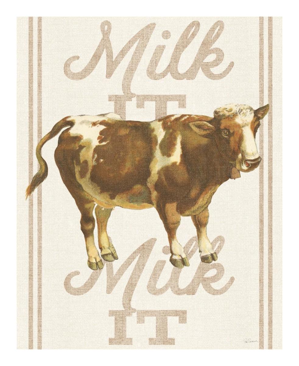 Milk it Milk it -Paper Art-18"x22"
