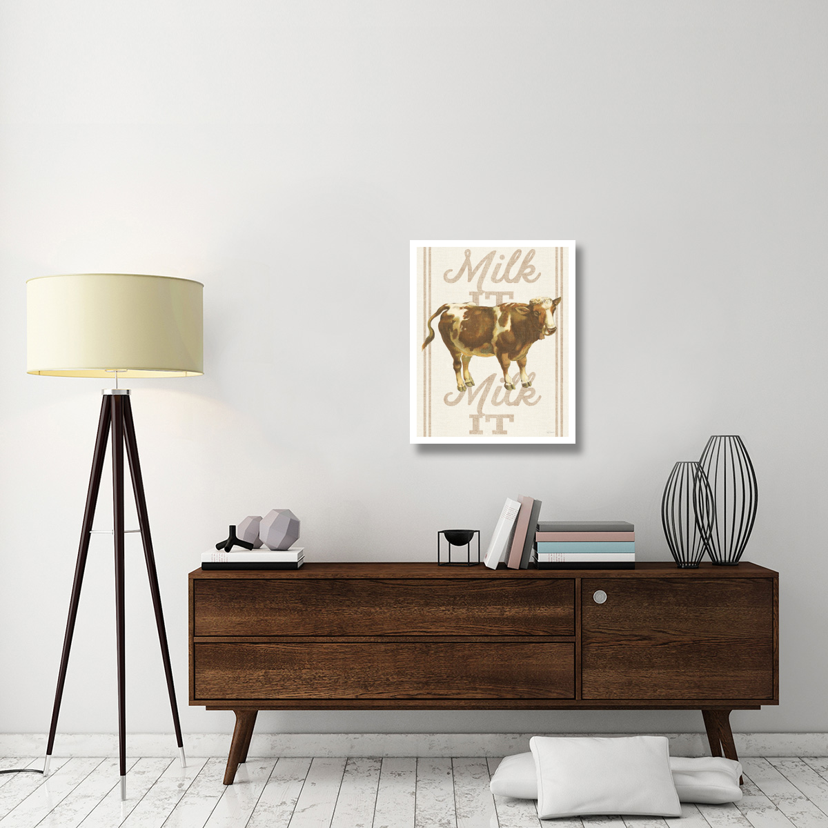Milk it Milk it -Paper Art-24&quotx30"