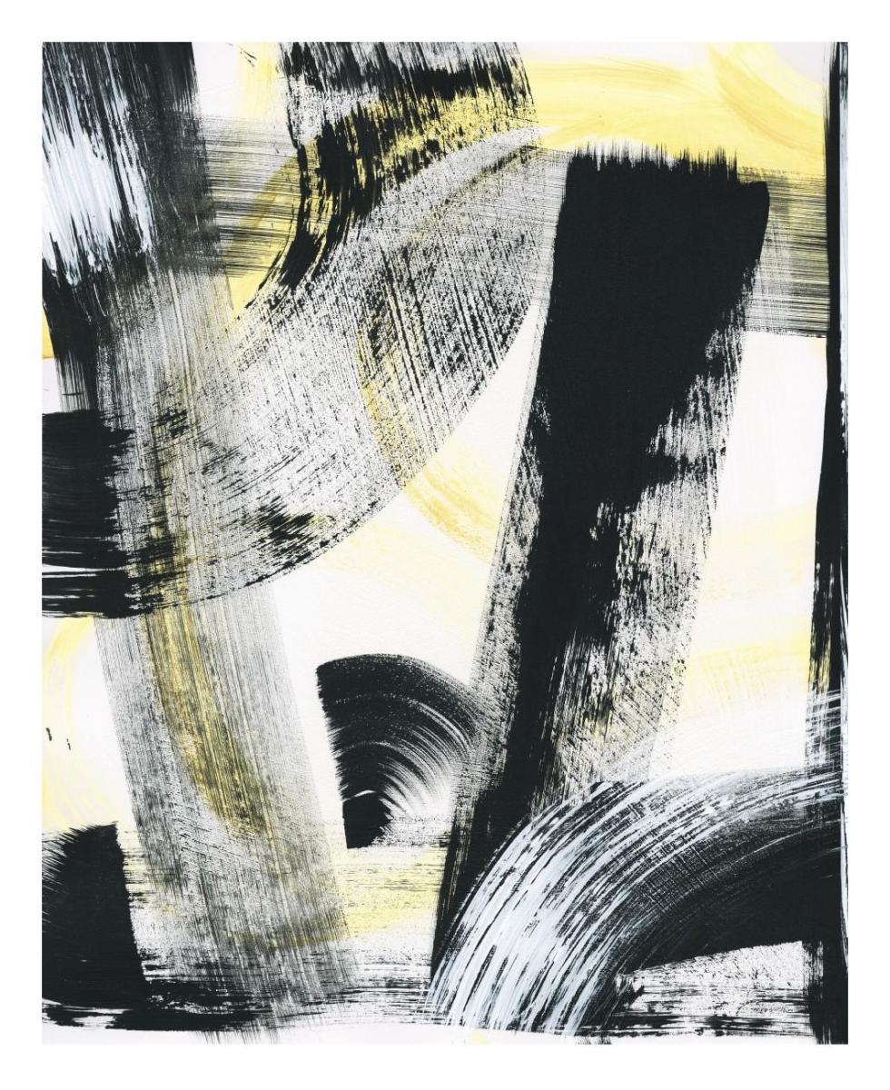 LPs in 33 II Light Yellow -Paper Art-22"x26"